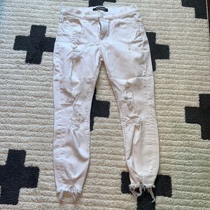 Express white jeans